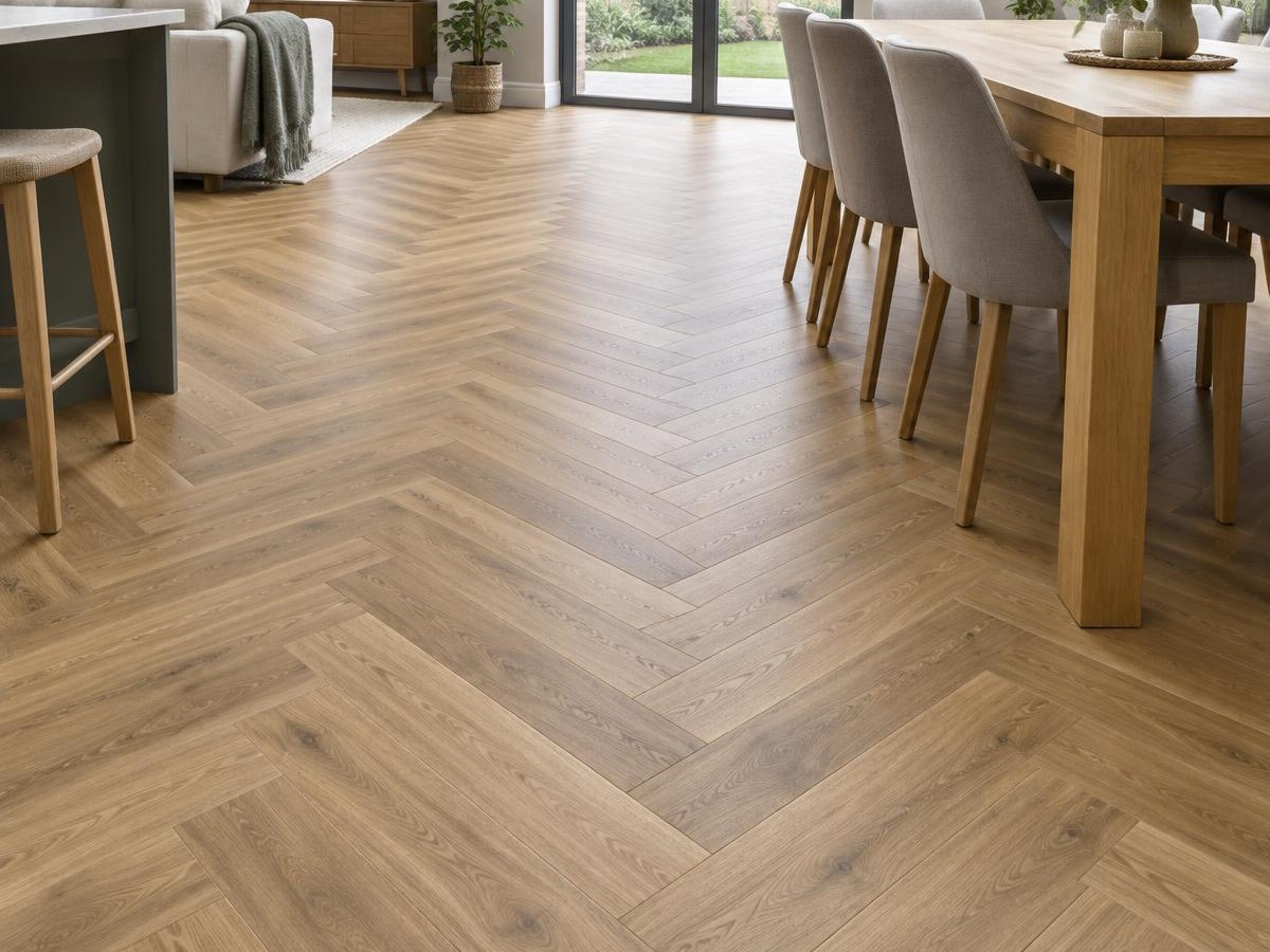 Laminate herringbone example